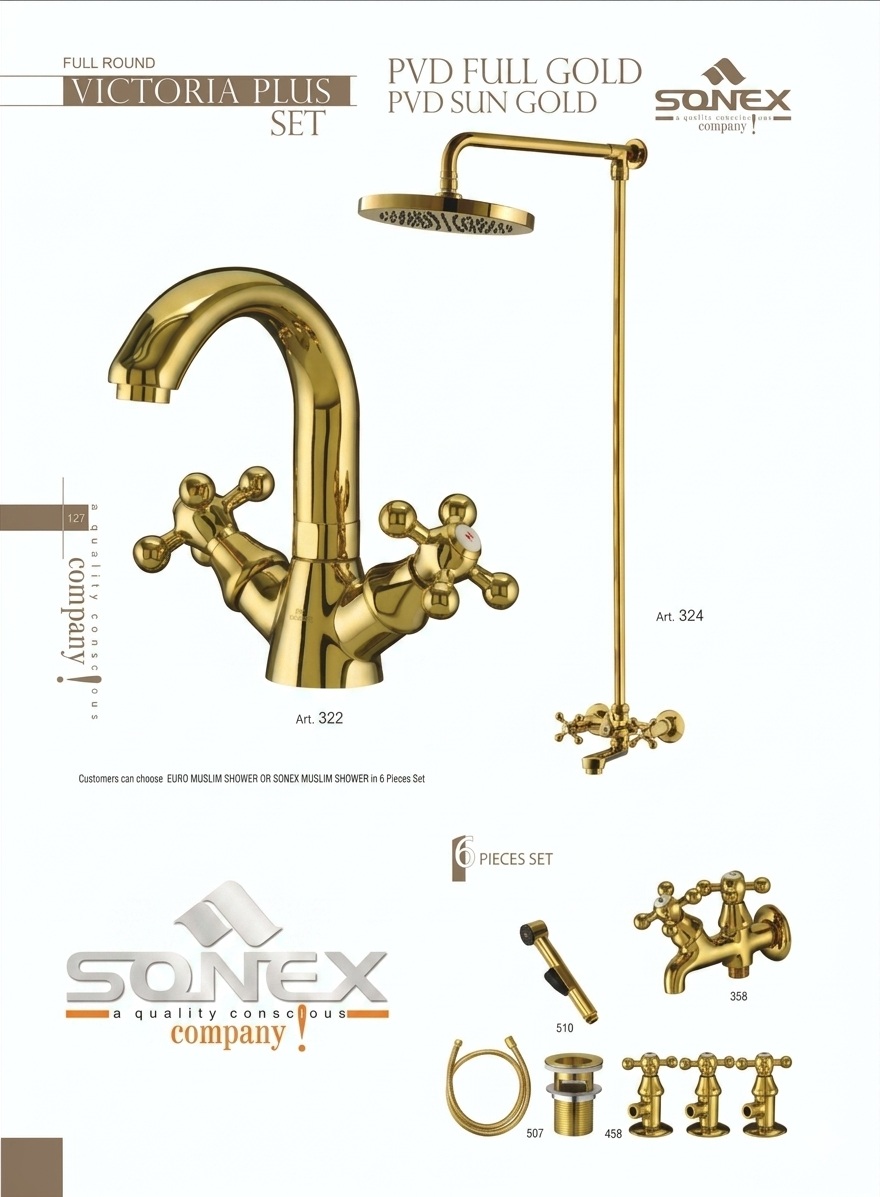 Complete set victoria 320322-gold